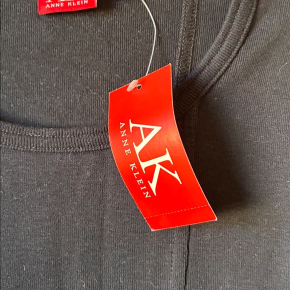 Anne Klein Black Top xl NWT - Picture 3 of 5